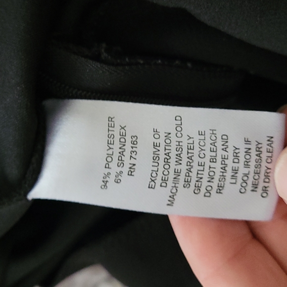 Black Spense jumpsuit with gold lace up front - Picture 3 of 3